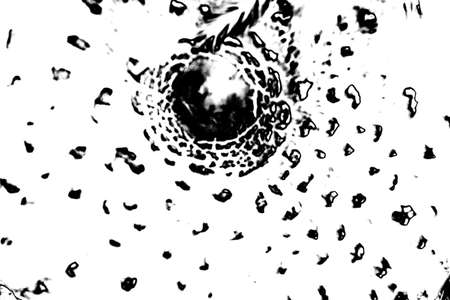 Abstract background. Monochrome texture. Image includes a effect the black and white tones.の写真素材