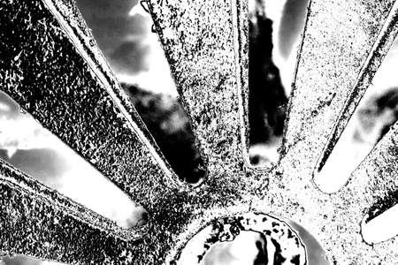 Abstract background. Monochrome texture. Image includes a effect the black and white tones.