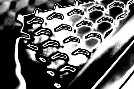 Abstract background. Monochrome texture. Image includes a effect the black and white tones.の写真素材