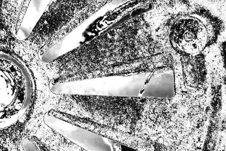 Abstract background. Monochrome texture. Image includes a effect the black and white tones.の写真素材