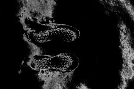 Abstract background. Monochrome texture. Image includes a effect the black and white tones.