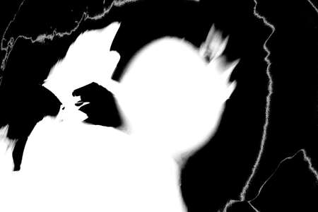 Abstract background. Monochrome texture. Image includes a effect the black and white tones.