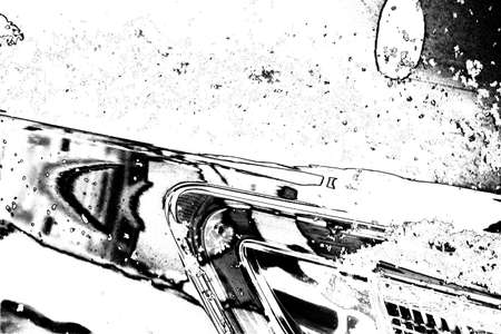 Abstract background. Monochrome texture. Image includes a effect the black and white tones.の写真素材