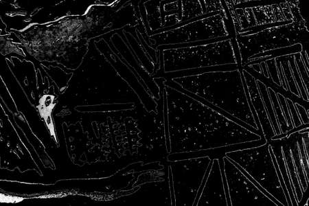 Abstract background. Monochrome texture. Image includes a effect the black and white tones.の写真素材