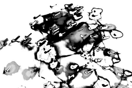 Abstract background. Monochrome texture. Image includes a effect the black and white tones.