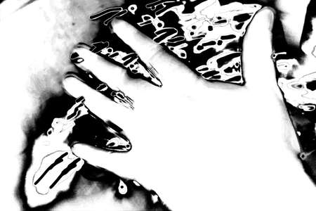 Abstract background. Monochrome texture. Image includes a effect the black and white tones.の写真素材