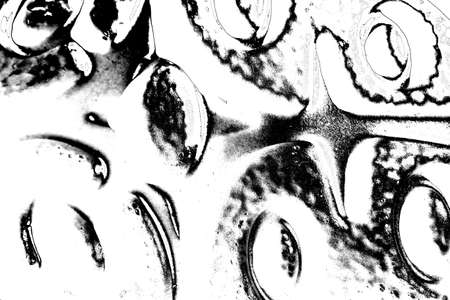 Abstract background. Monochrome texture. Image includes a effect the black and white tones.の写真素材