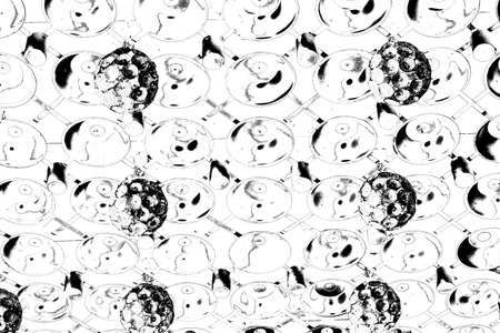 Abstract background. Monochrome texture. Image includes a effect the black and white tones.の写真素材