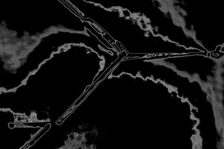 Abstract background. Monochrome texture. Image includes a effect the black and white tones.