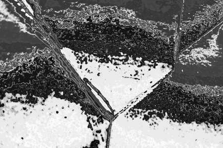 Abstract background. Monochrome texture. Image includes a effect the black and white tones.