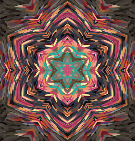 Abstract kaleidoscope background. Multicolor kaleidoscope texture.の写真素材