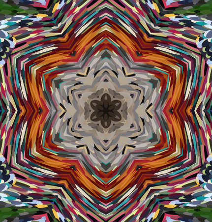 Abstract kaleidoscope background. Multicolor kaleidoscope texture.の写真素材