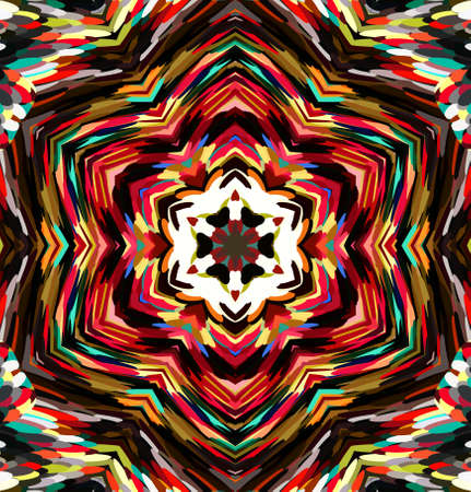 Abstract kaleidoscope background. Multicolor kaleidoscope texture.の写真素材