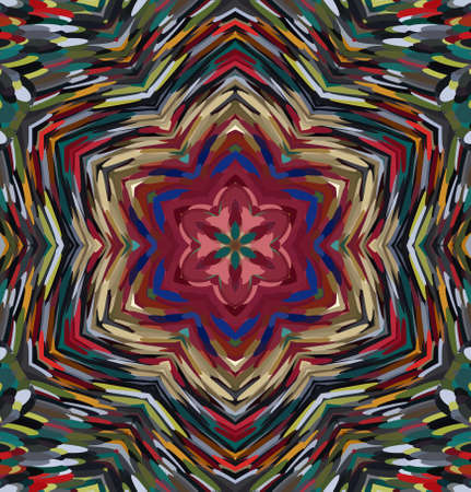 Abstract kaleidoscope background. Multicolor kaleidoscope texture.の写真素材