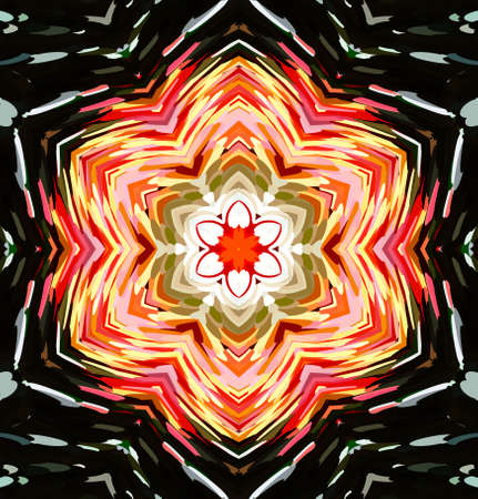 Abstract kaleidoscope background. Multicolor kaleidoscope texture.の写真素材