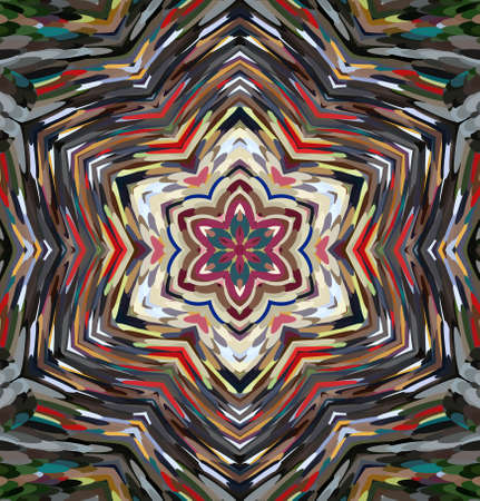 Abstract kaleidoscope background. Multicolor kaleidoscope texture.の写真素材