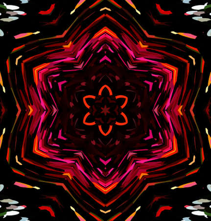 Abstract kaleidoscope background. Multicolor kaleidoscope texture.の写真素材