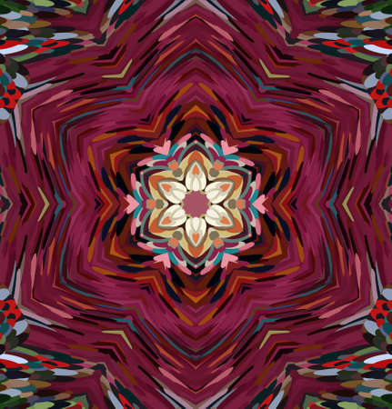Abstract kaleidoscope background. Multicolor kaleidoscope texture.の写真素材