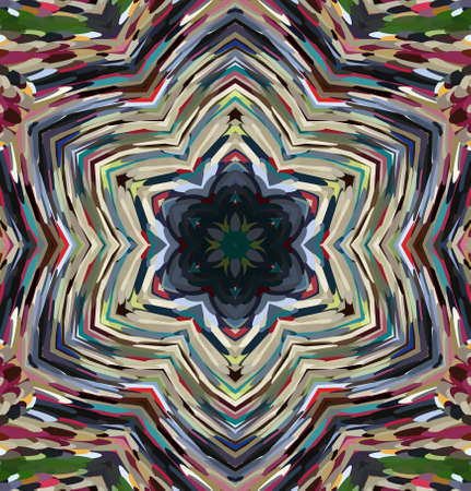 Abstract kaleidoscope background. Multicolor kaleidoscope texture.の写真素材