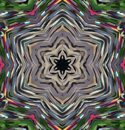 Abstract kaleidoscope background. Multicolor kaleidoscope texture.の写真素材