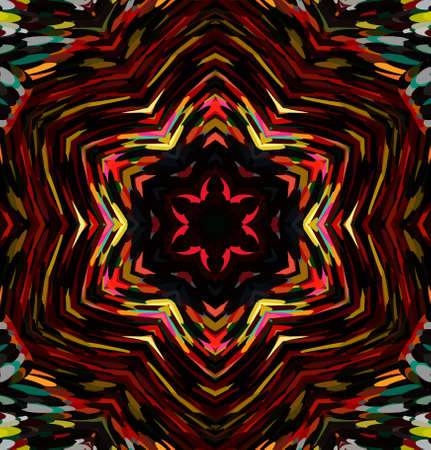 Abstract kaleidoscope background. Multicolor kaleidoscope texture.の写真素材