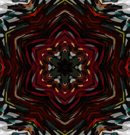 Abstract kaleidoscope background. Multicolor kaleidoscope texture.の写真素材
