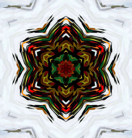 Abstract kaleidoscope background. Multicolor kaleidoscope texture.の写真素材