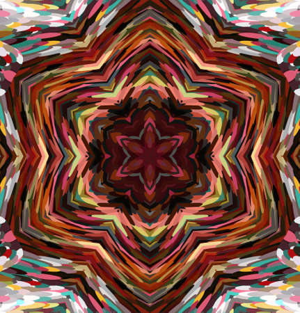 Abstract kaleidoscope background. Multicolor kaleidoscope texture.の写真素材