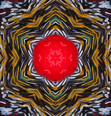 Abstract kaleidoscope background. Multicolor kaleidoscope texture.の写真素材
