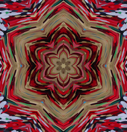 Abstract kaleidoscope background. Multicolor kaleidoscope texture.の写真素材