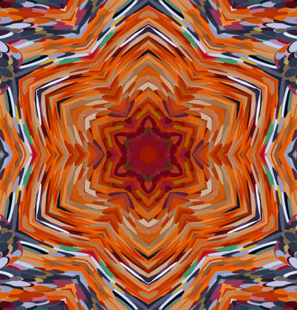 Abstract kaleidoscope background. Multicolor kaleidoscope texture.の写真素材