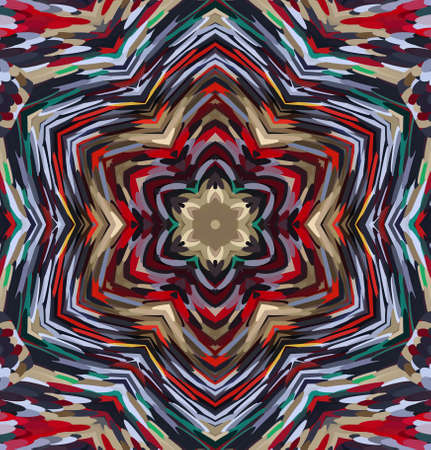 Abstract kaleidoscope background. Multicolor kaleidoscope texture.の写真素材