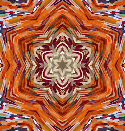 Abstract kaleidoscope background. Multicolor kaleidoscope texture.の写真素材