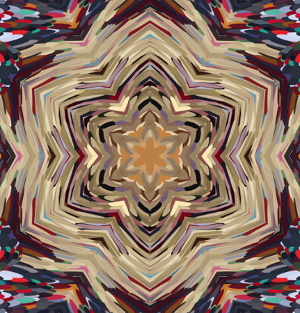 Abstract kaleidoscope background. Multicolor kaleidoscope texture.の写真素材