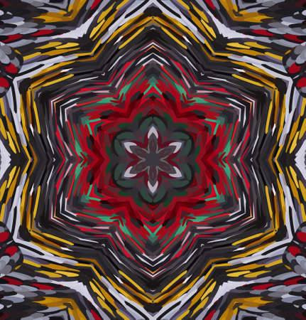 Abstract kaleidoscope background. Multicolor kaleidoscope texture.の写真素材