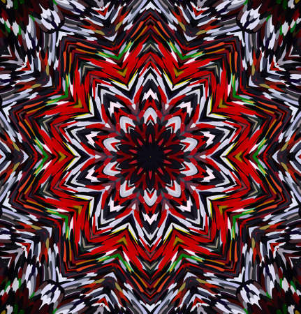 Abstract kaleidoscope background. Multicolor kaleidoscope texture.の写真素材
