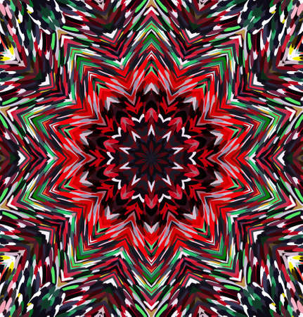 Abstract kaleidoscope background. Multicolor kaleidoscope texture.の写真素材