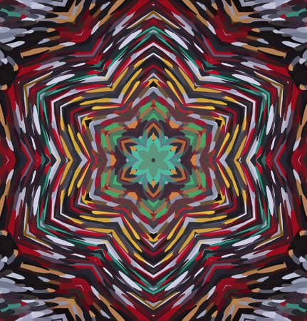 Abstract kaleidoscope background. Multicolor kaleidoscope texture.の写真素材