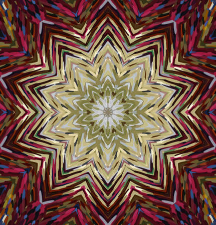Abstract kaleidoscope background. Multicolor kaleidoscope texture.の写真素材