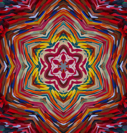 Abstract kaleidoscope background. Multicolor kaleidoscope texture.の写真素材