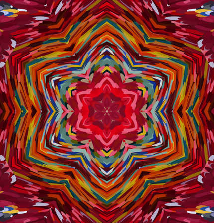 Abstract kaleidoscope background. Multicolor kaleidoscope texture.の写真素材