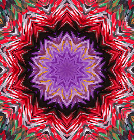 Abstract kaleidoscope background. Multicolor kaleidoscope texture.の写真素材
