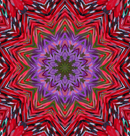 Abstract kaleidoscope background. Multicolor kaleidoscope texture.の写真素材