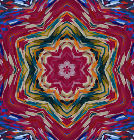 Abstract kaleidoscope background. Multicolor kaleidoscope texture.の写真素材