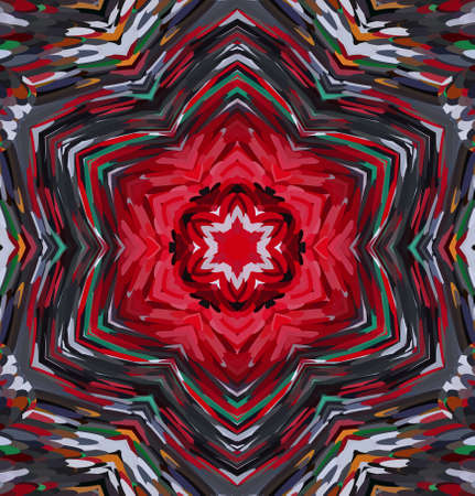 Abstract kaleidoscope background. Multicolor kaleidoscope texture.の写真素材