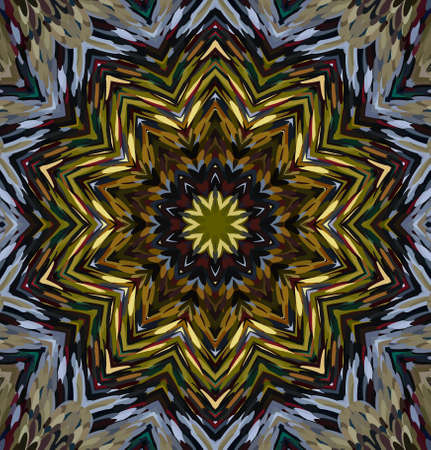 Abstract kaleidoscope background. Multicolor kaleidoscope texture.の写真素材
