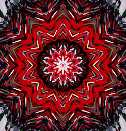 Abstract kaleidoscope background. Multicolor kaleidoscope texture.の写真素材