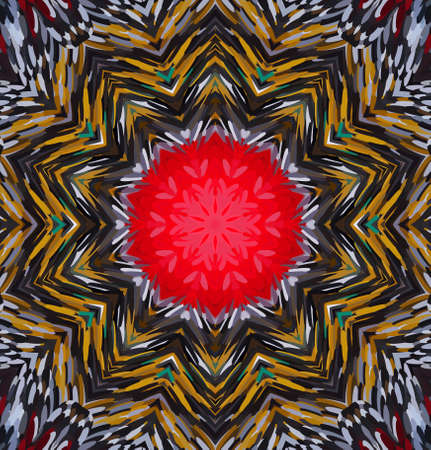 Abstract kaleidoscope background. Multicolor kaleidoscope texture.の写真素材