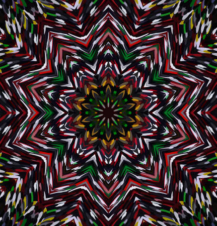 Abstract kaleidoscope background. Multicolor kaleidoscope texture.の写真素材