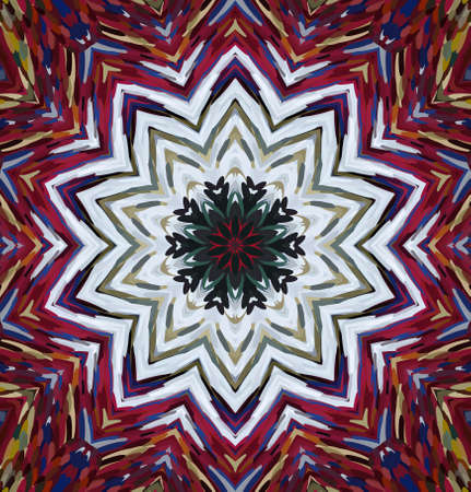 Abstract kaleidoscope background. Multicolor kaleidoscope texture.の写真素材